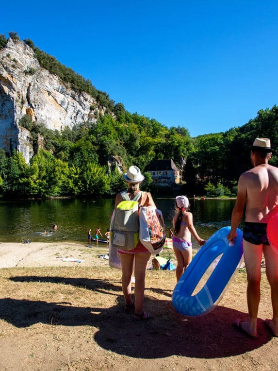 riviere dordogne plage