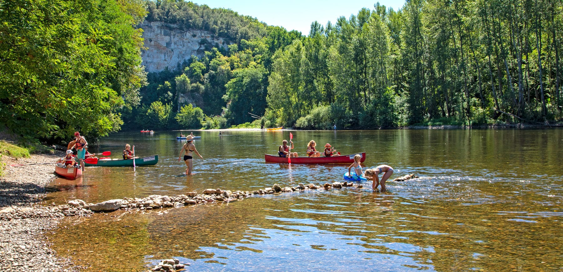 au bord de la Dordogne